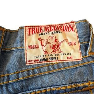 True Religion *Rare* Jimmy Super T Men's jeans with gold‎ stitching. 30. GUC